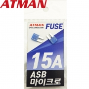 ATMAN 아트만 ASB 마이크로 자동차휴즈 15A ( 2개 ) 퓨즈 ASB-H15